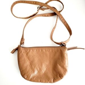 Claire's Tan Crossbody Shoulder Bag